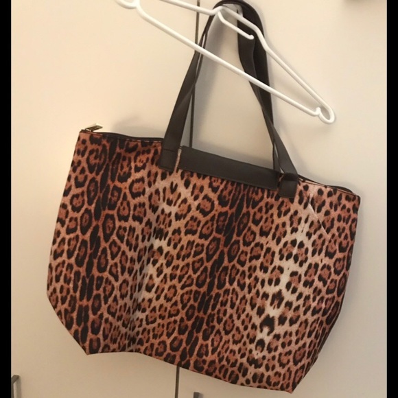5/30% off - Just Cavalli Class Roberto Cavalli Tote Bag Leopard - Picture 3 of 4